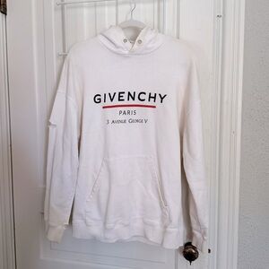 Givenchy White Hoodie